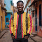 Eritrea Traditional Saho Mix Tilet Pattern Bomber Jacket