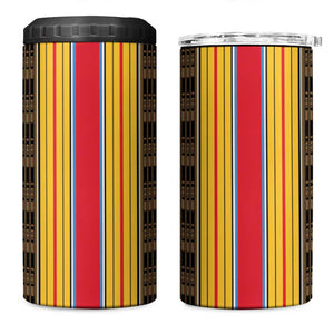 Eritrea Traditional Saho Mix Tilet Pattern 4 in 1 Can Cooler Tumbler