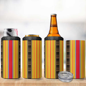 Eritrea Traditional Saho Mix Tilet Pattern 4 in 1 Can Cooler Tumbler