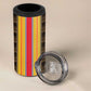Eritrea Traditional Saho Mix Tilet Pattern 4 in 1 Can Cooler Tumbler