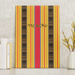 Eritrea Traditional Saho Mix Tilet Pattern Canvas Wall Art