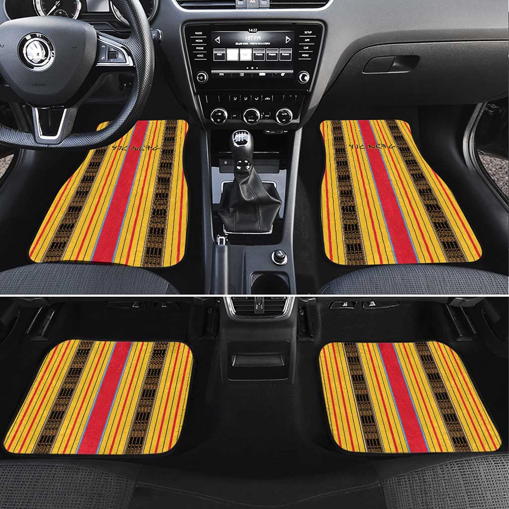 Eritrea Traditional Saho Mix Tilet Pattern Car Mats