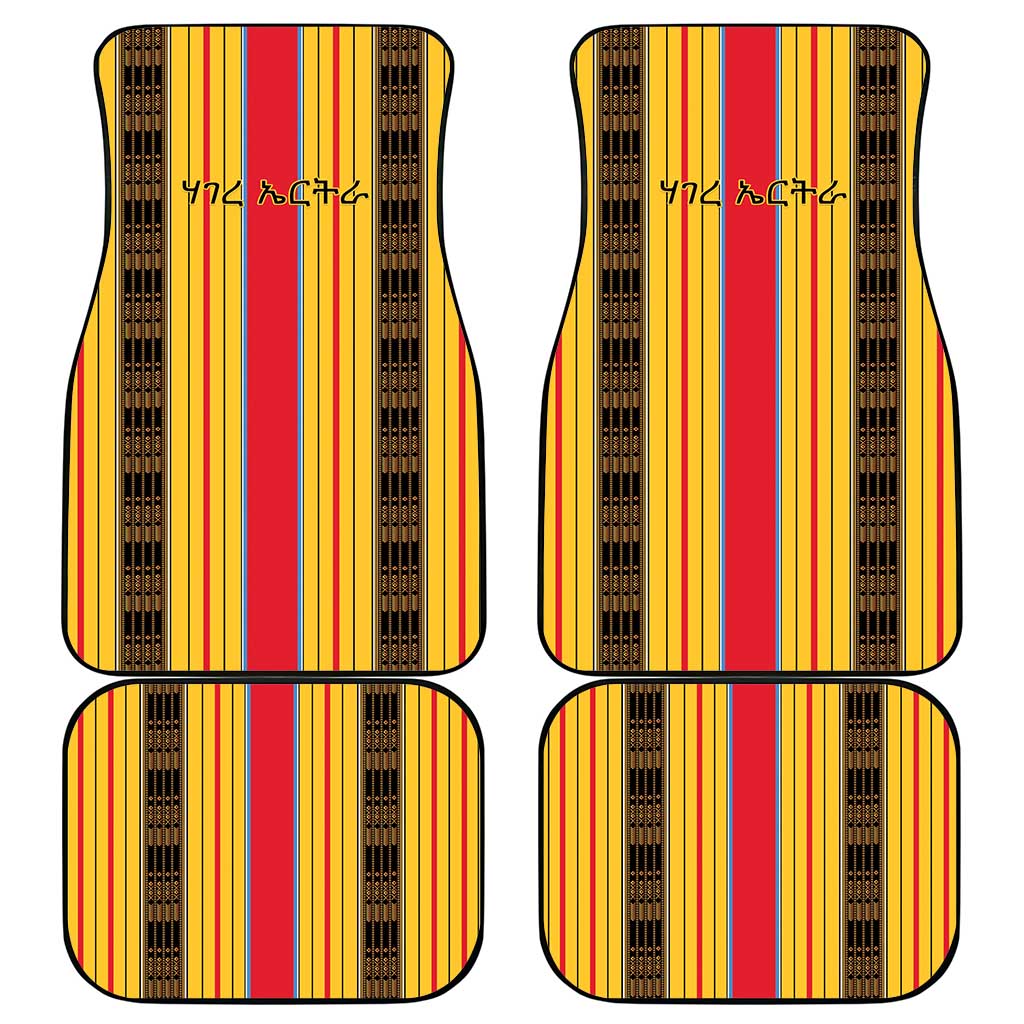 Eritrea Traditional Saho Mix Tilet Pattern Car Mats