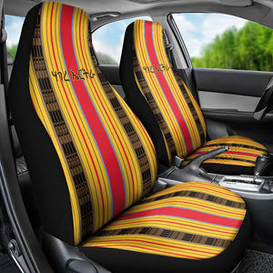 Eritrea Traditional Saho Mix Tilet Pattern Car Seat Cover