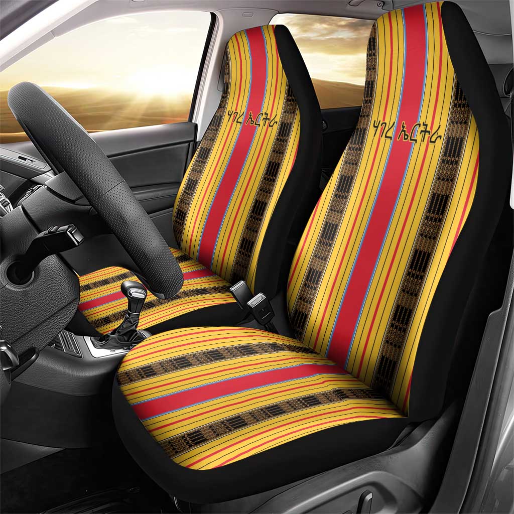 Eritrea Traditional Saho Mix Tilet Pattern Car Seat Cover