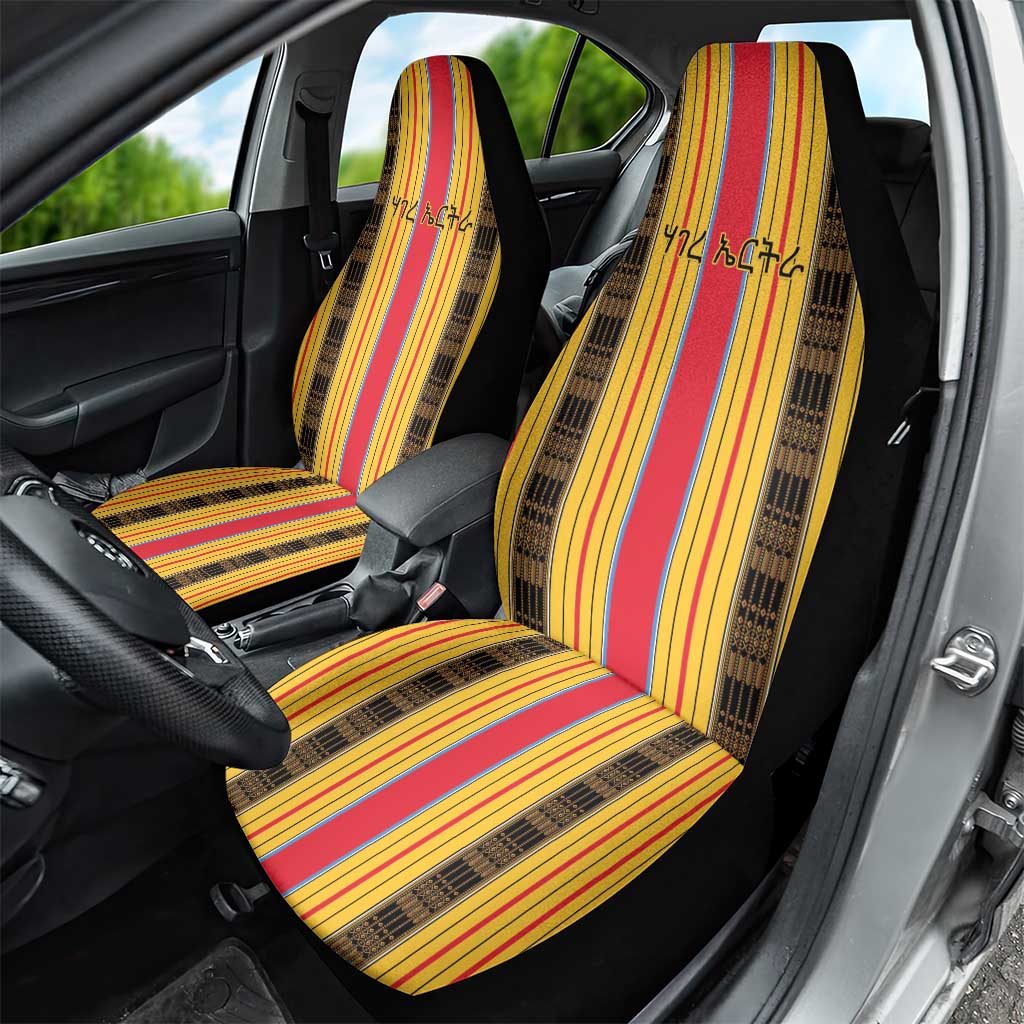 Eritrea Traditional Saho Mix Tilet Pattern Car Seat Cover