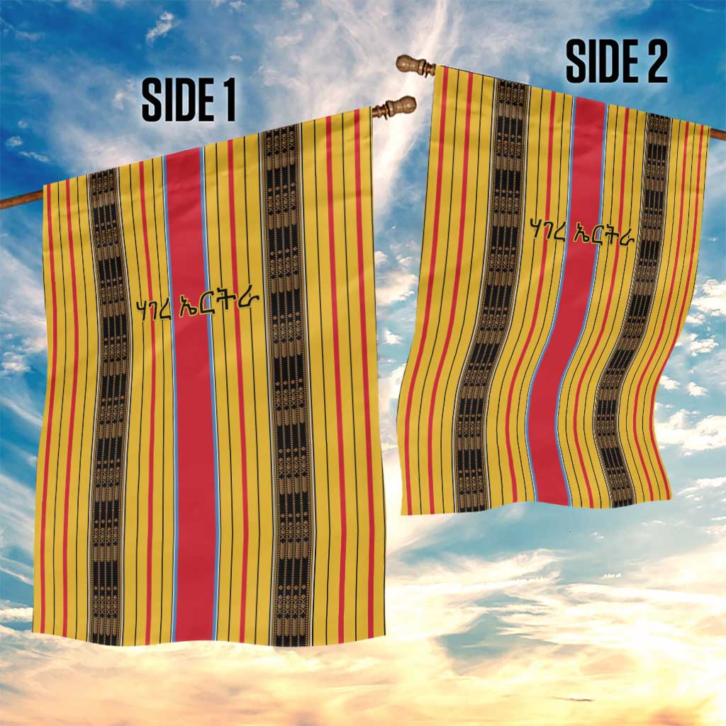 Eritrea Traditional Saho Mix Tilet Pattern Garden Flag
