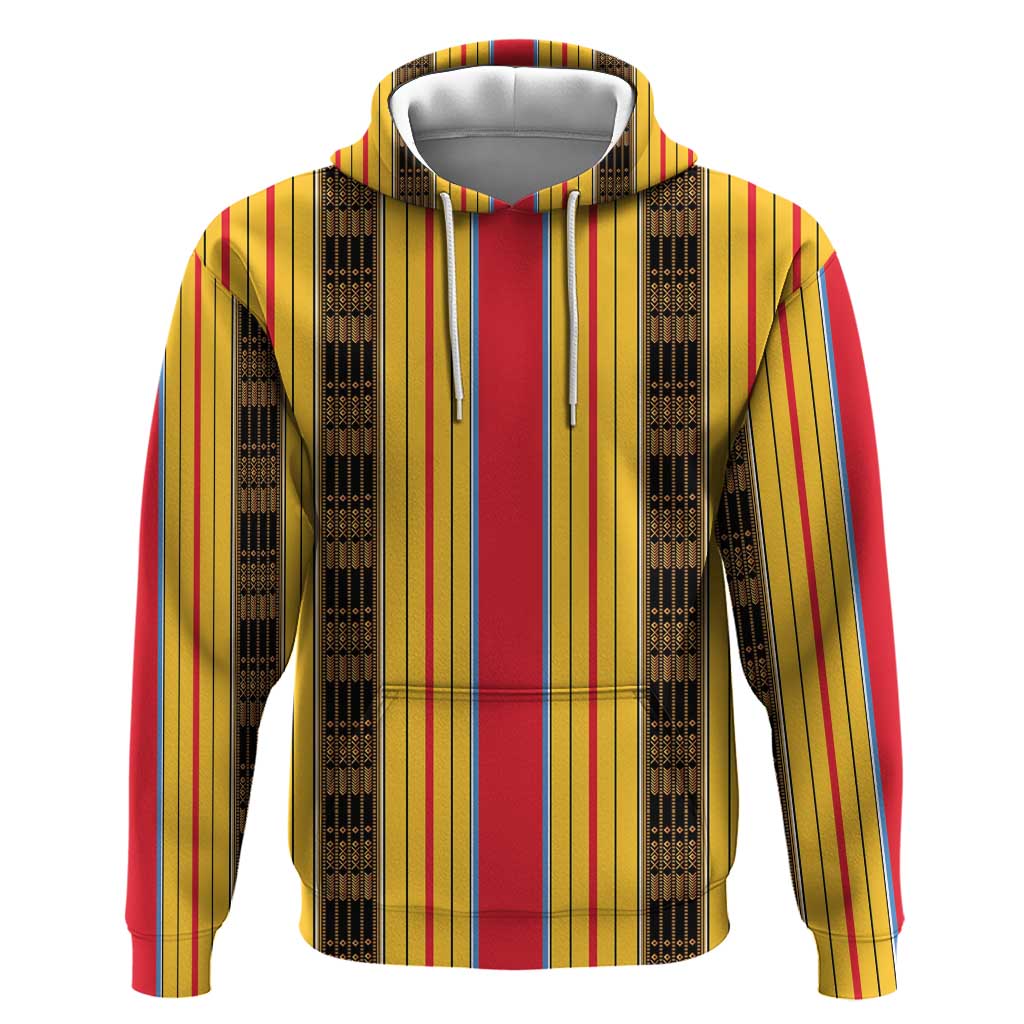 Eritrea Traditional Saho Mix Tilet Pattern Hoodie