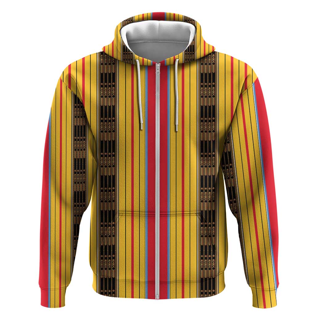 Eritrea Traditional Saho Mix Tilet Pattern Hoodie