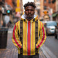 Eritrea Traditional Saho Mix Tilet Pattern Hoodie