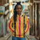 Eritrea Traditional Saho Mix Tilet Pattern Hoodie