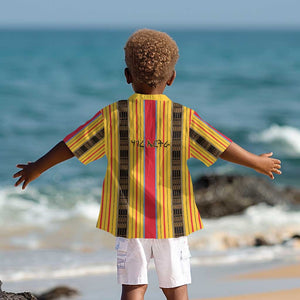 Eritrea Traditional Saho Mix Tilet Pattern Kid Hawaiian Shirt