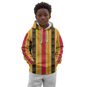 Eritrea Traditional Saho Mix Tilet Pattern Kid Hoodie