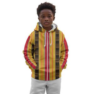 Eritrea Traditional Saho Mix Tilet Pattern Kid Hoodie
