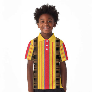 Eritrea Traditional Saho Mix Tilet Pattern Kid Polo Shirt