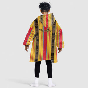 Eritrea Traditional Saho Mix Tilet Pattern Kid Wearable Blanket Hoodie