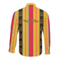 Eritrea Traditional Saho Mix Tilet Pattern Long Sleeve Button Shirt