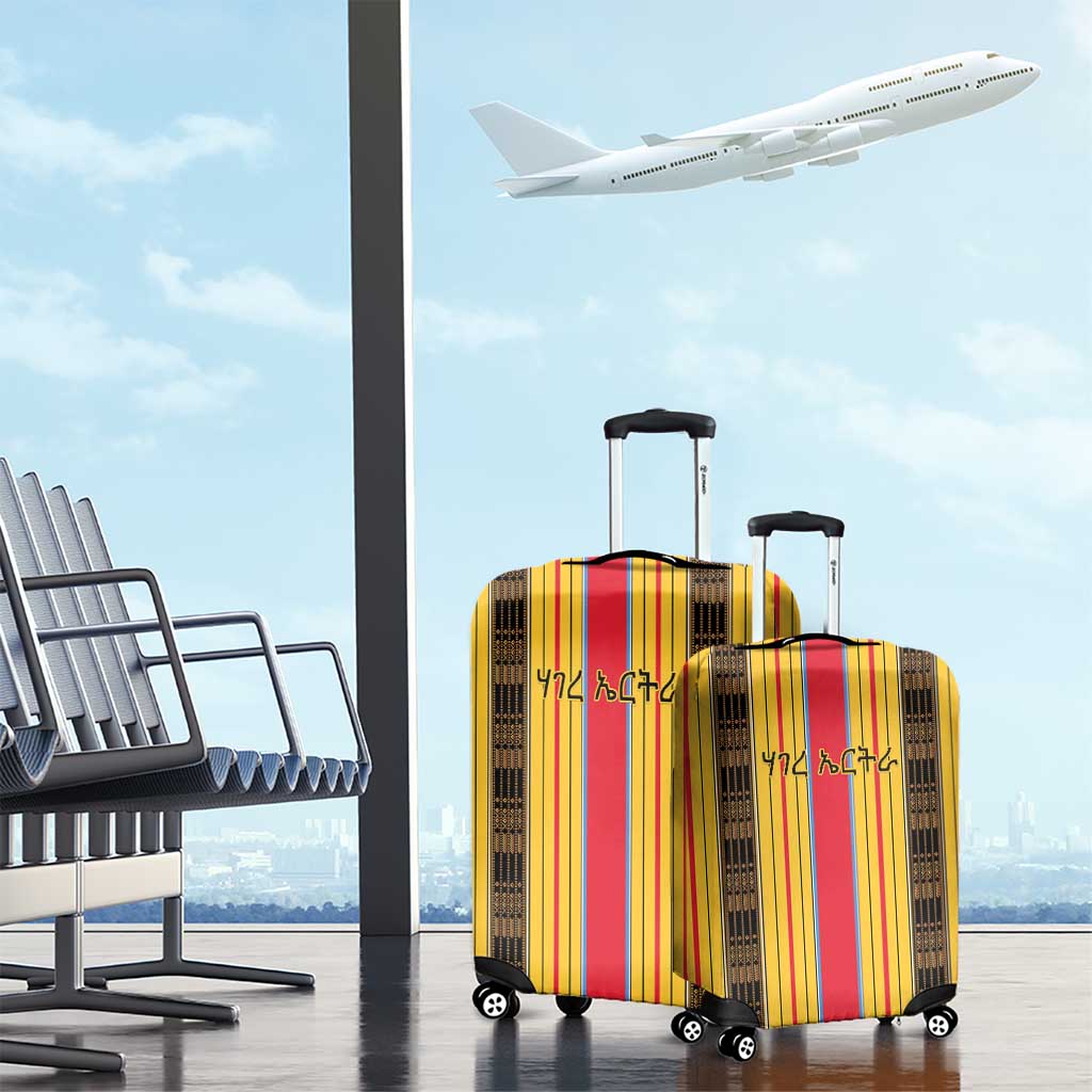 Eritrea Traditional Saho Mix Tilet Pattern Luggage Cover