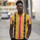 Eritrea Traditional Saho Mix Tilet Pattern Polo Shirt