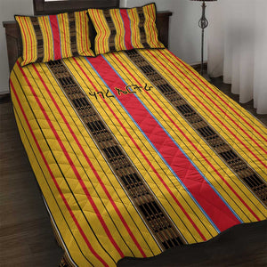Eritrea Traditional Saho Mix Tilet Pattern Quilt Bed Set