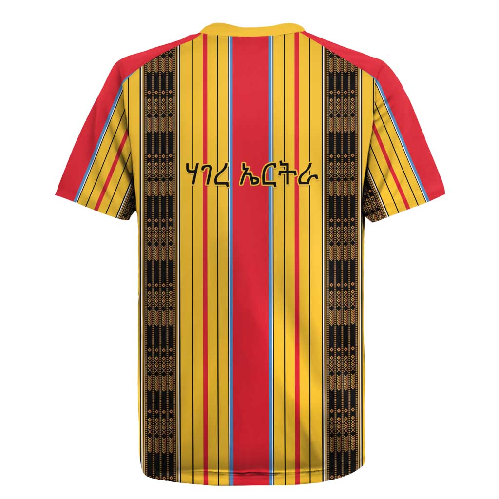 Eritrea Traditional Saho Mix Tilet Pattern Rugby Jersey