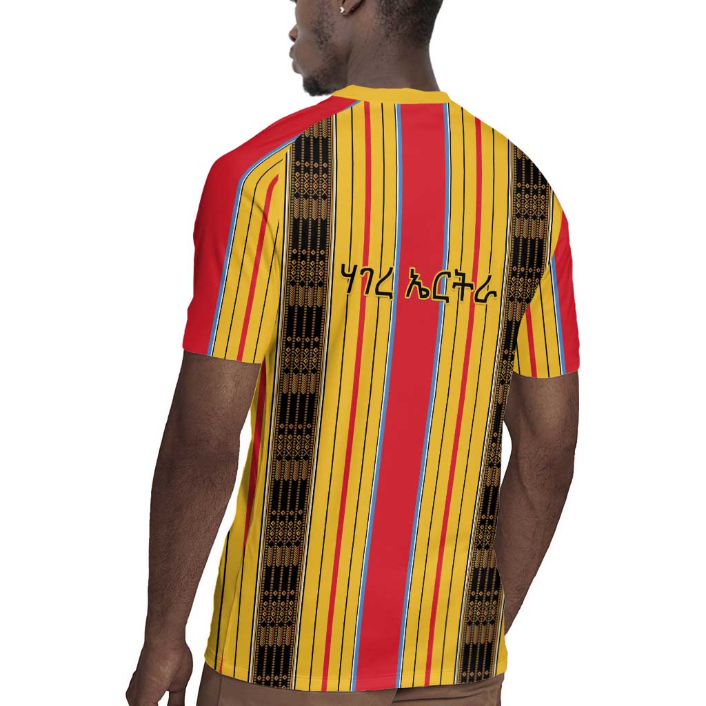 Eritrea Traditional Saho Mix Tilet Pattern Rugby Jersey