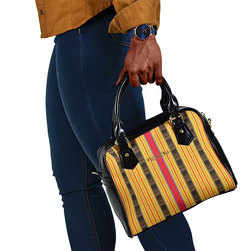 Eritrea Traditional Saho Mix Tilet Pattern Shoulder Handbag