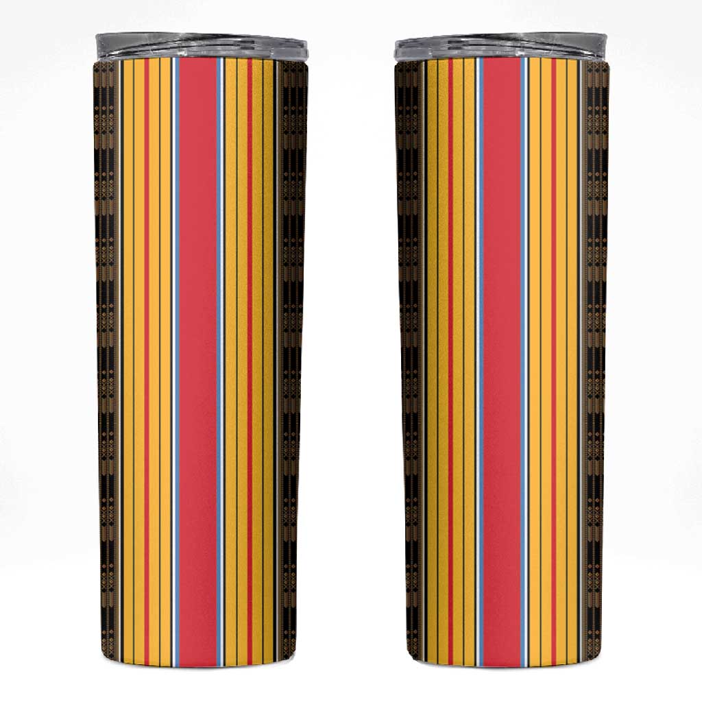 Eritrea Traditional Saho Mix Tilet Pattern Skinny Tumbler