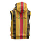 Eritrea Traditional Saho Mix Tilet Pattern Sleeveless Zip Hoodie - African Pride