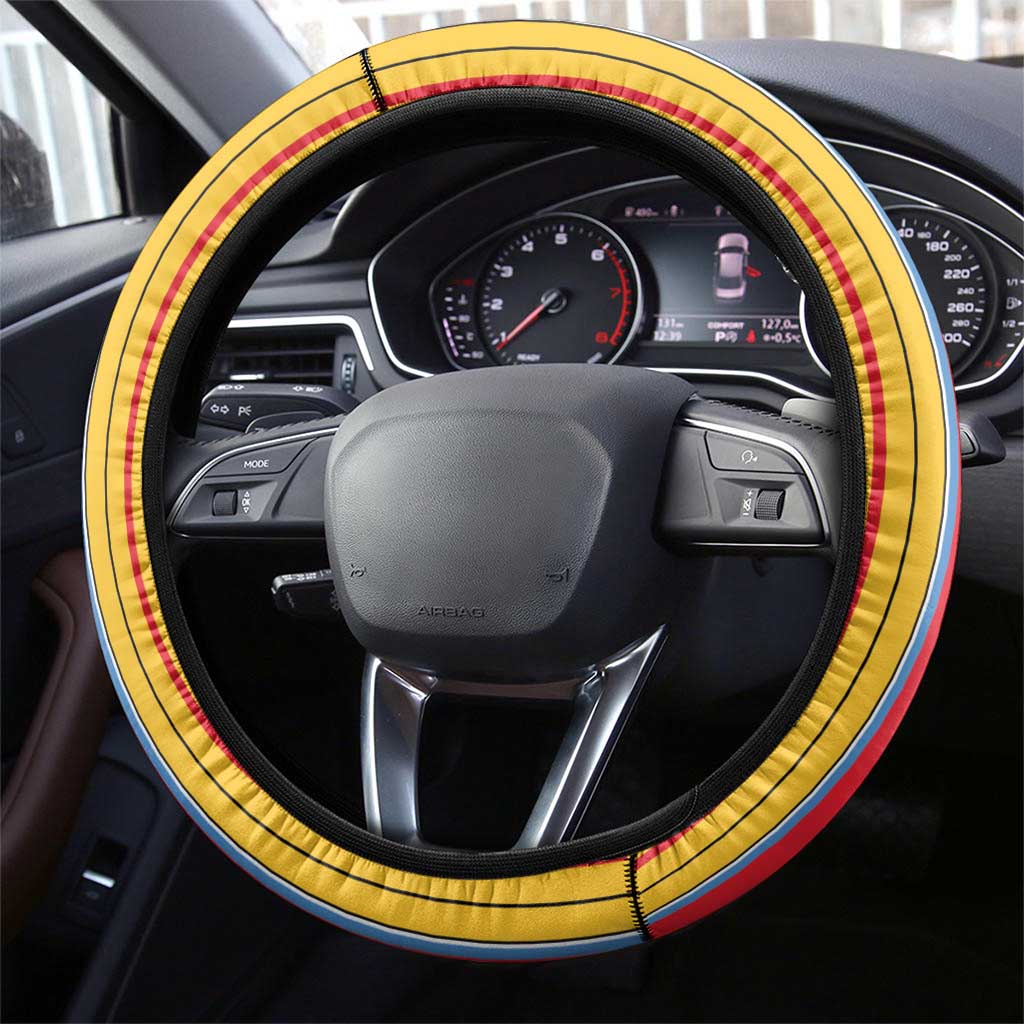 Eritrea Traditional Saho Mix Tilet Pattern Steering Wheel Cover