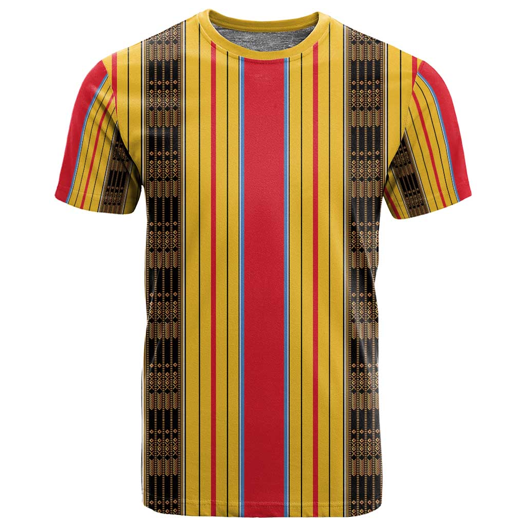 Eritrea Traditional Saho Mix Tilet Pattern T shirt