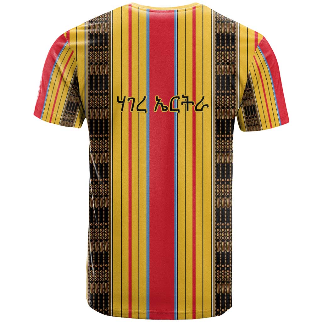 Eritrea Traditional Saho Mix Tilet Pattern T shirt