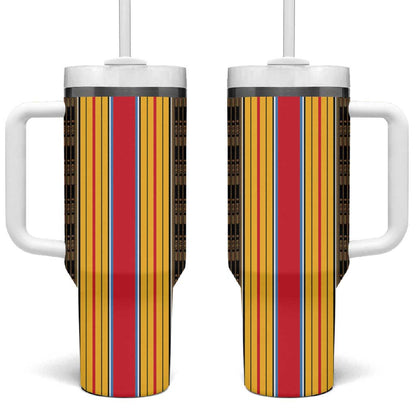Eritrea Traditional Saho Mix Tilet Pattern Tumbler With Handle