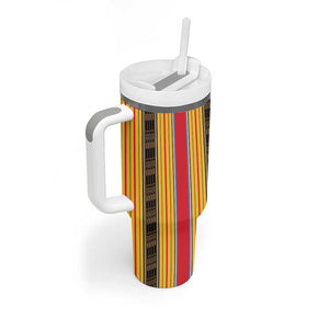 Eritrea Traditional Saho Mix Tilet Pattern Tumbler With Handle