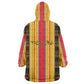 Eritrea Traditional Saho Mix Tilet Pattern Wearable Blanket Hoodie