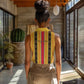 Eritrea Traditional Saho Mix Tilet Pattern Women Sleeveless Polo Shirt