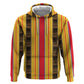 Eritrea Traditional Saho Mix Tilet Pattern Zip Hoodie