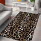African Leopard Skin Pattern Area Rug