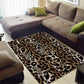 African Leopard Skin Pattern Area Rug