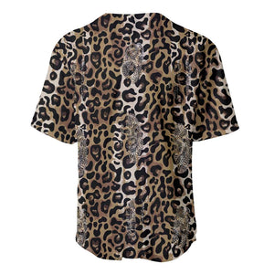 African Leopard Skin Pattern Baseball Jersey