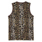 African Leopard Skin Pattern Basketball Jersey - African Pride