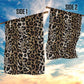 African Leopard Skin Pattern Garden Flag