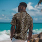 African Leopard Skin Pattern Hawaiian Shirt