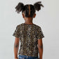 African Leopard Skin Pattern Kid T shirt