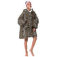 African Leopard Skin Pattern Kid Wearable Blanket Hoodie