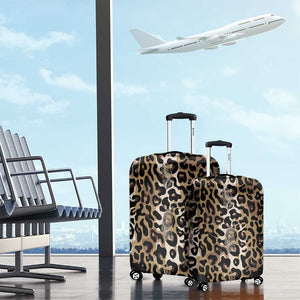 African Leopard Skin Pattern Luggage Cover