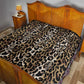 African Leopard Skin Pattern Quilt
