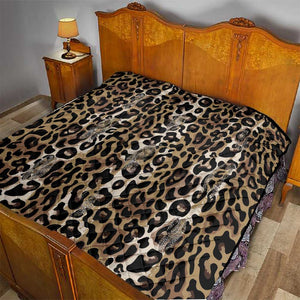 African Leopard Skin Pattern Quilt