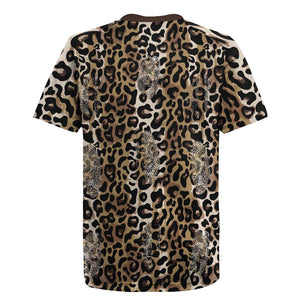 African Leopard Skin Pattern Rugby Jersey