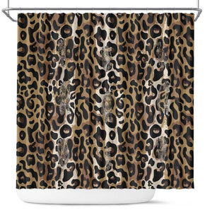 African Leopard Skin Pattern Shower Curtain